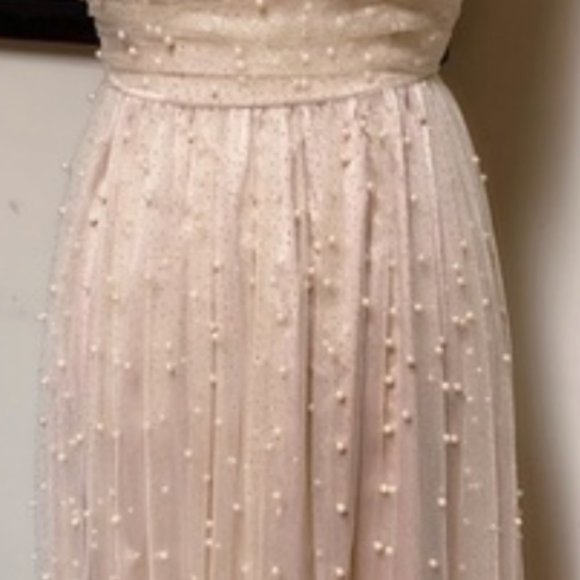 BHLDN Anya Pearl Embellished Midi Dress - Picture 3 of 3